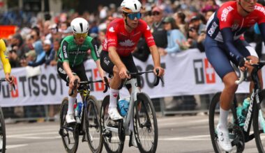 Guillaume Boivin in early break at the 2026 road worlds