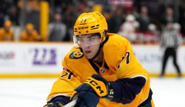 New Jersey Devils acquire forward Luke Evangelista from Nashville Predators for conditional first, second rounder