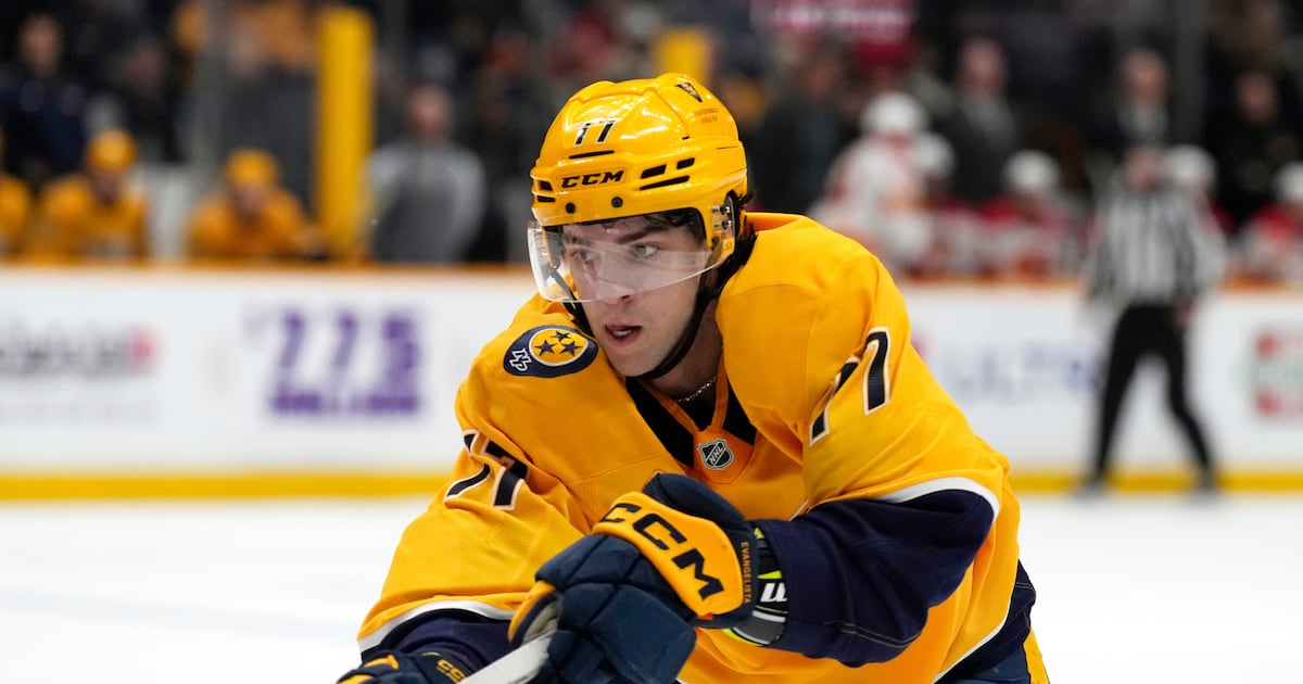 New Jersey Devils acquire forward Luke Evangelista from Nashville Predators for conditional first, second rounder