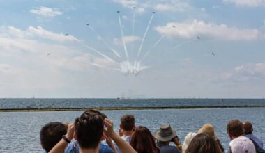 Fighter jets, other aircraft take to skies over Toronto and Mississauga