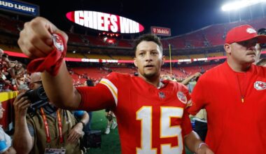 Patrick Mahomes shines on his surgically repaired knee in Chiefs' season-opening rout of Broncos
