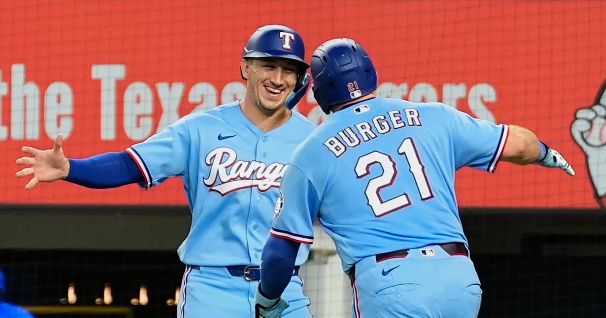 Jake Burger homers twice as Texas Rangers beat Tampa Bay Rays to split four-game series