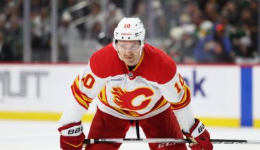 Flames' Huberdeau 'feeling pretty good,' but will miss start of training camp