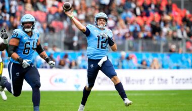 Argonauts clinch playoff berth with win over Elks