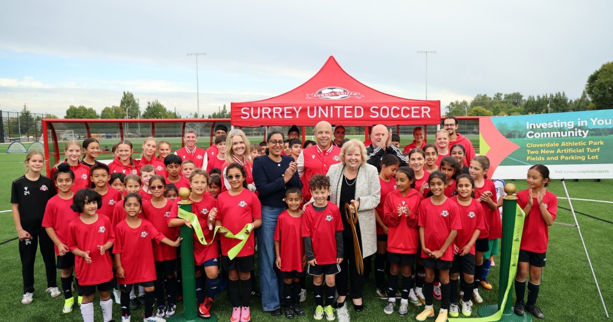 Two new turf fields completed at Cloverdale Athletic Park
