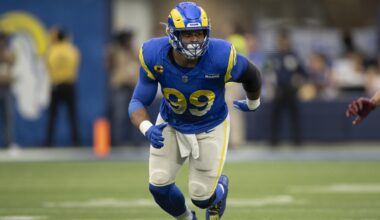 Aaron Donald's Status for Rams-Giants Updated By McVay as NFL Star 'Chomping at the Bit' to Play