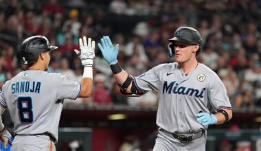Esteury Ruiz hits three-run double in 11th to lift Miami Marlins to win, damaging Arizona Diamondbacks' playoff hopes