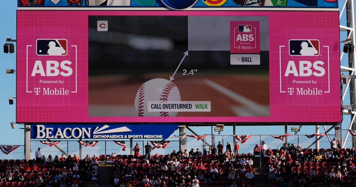 MLB average game time up nearly 4 minutes to 2:42, partly because of robot umpires
