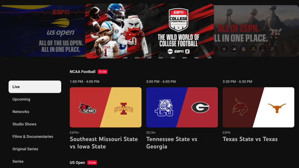 ESPN Unlimited Now Available on YouTube TV