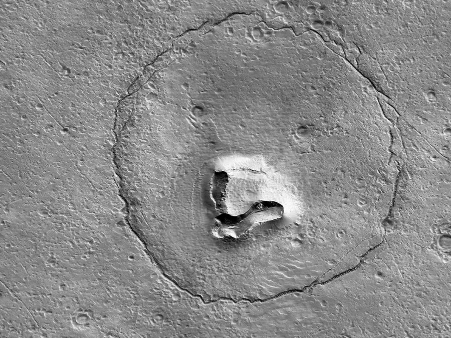 Astronomers Spotted a 'Bear' on Mars