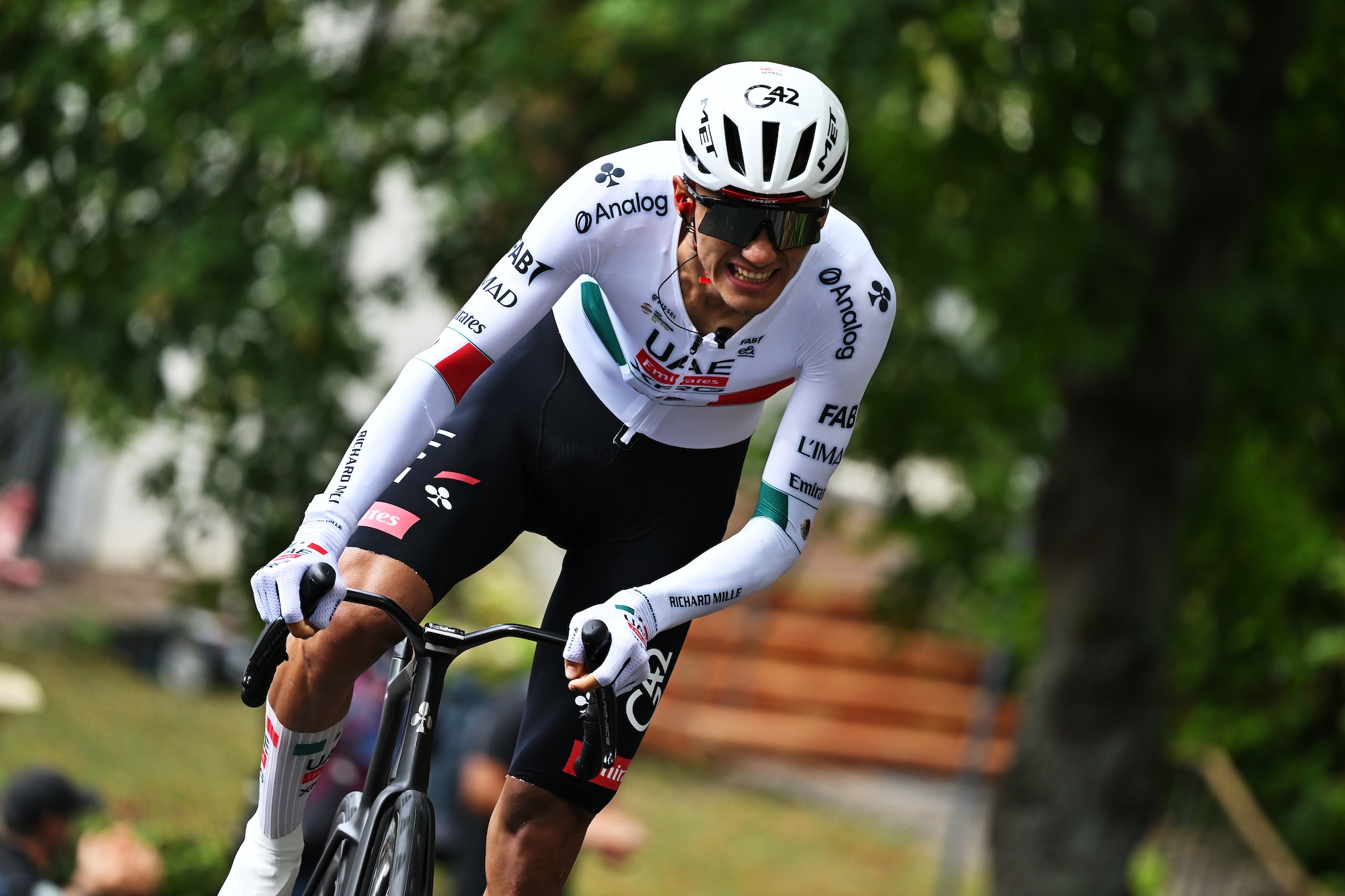 Isaac Del Toro of Mexico and UAE Team Emirates - XRG competes during the 40th Deutschland Tour 2026, Prologue