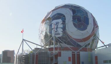 Say goodbye to one of the last remnants of Vancouver's FIFA World Cup decor