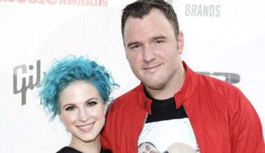 Hayley Williams of Paramore and Chad Gilbert of New Found Glory, July 21, 2014