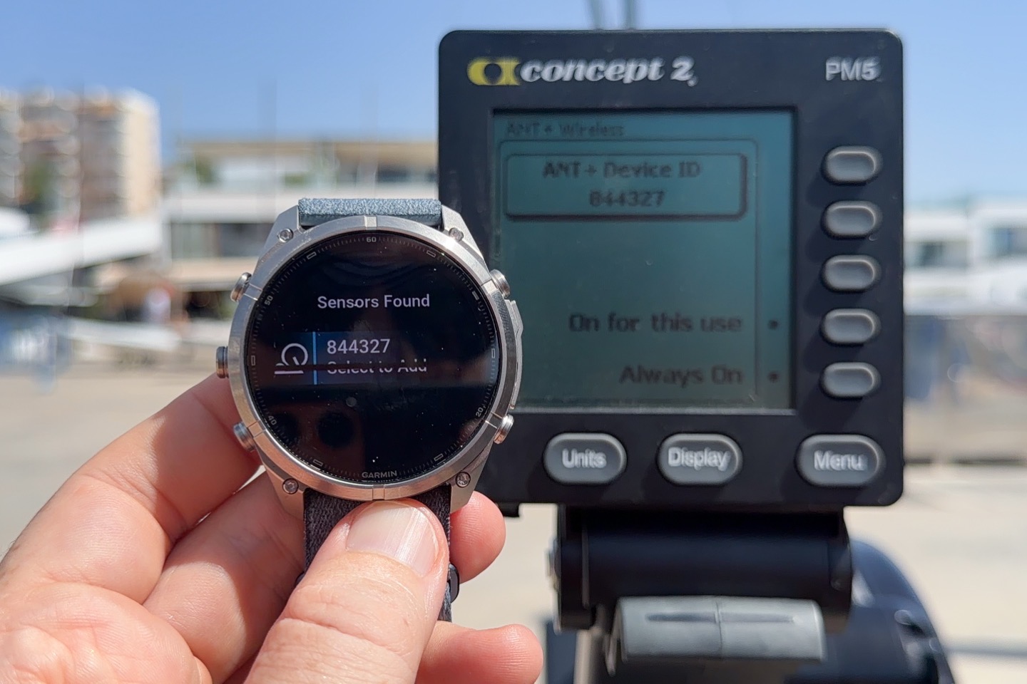 Fenix9 RowingPairing.