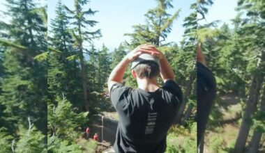 Finn Iles gets a first look at first hits on Red Bull Hardline Cypress