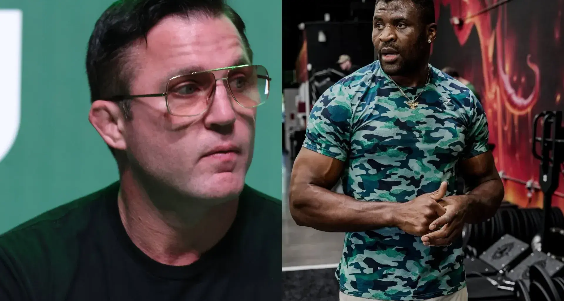 Khamzat Chimaev and Tyron Woodley clashed at RAF Moscow