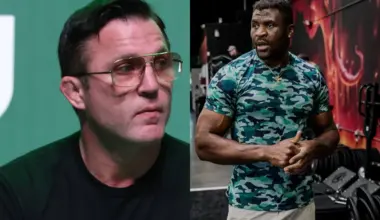 Khamzat Chimaev and Tyron Woodley clashed at RAF Moscow