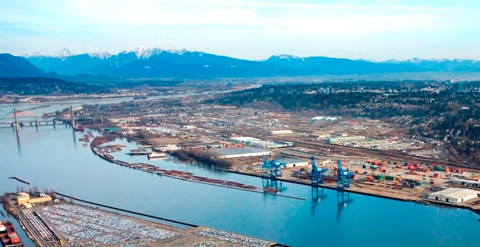 Fraser Surrey Docks Fraser River waterfront
