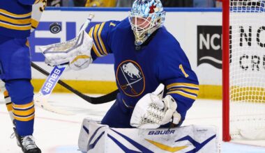 Goaltender Ukko-Pekka Luukkonen still focused on Buffalo Sabres amid Connor Hellebuyck rumours