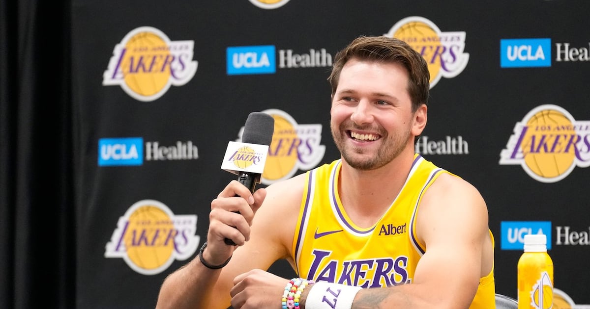 Luka Doncic comfortable taking leadership role with Los Angeles Lakers after LeBron James’ departure