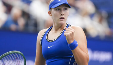 Andreeva handles Tjen for second time in 14 days at US Open first round
