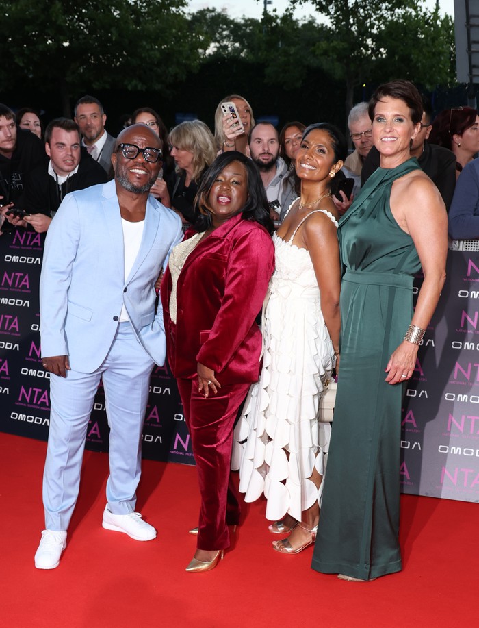 National Television Awards 2026 - Arrivals Delroy Atkinson, Tameka Empson, Balvinder Sopal and Heather Peace pose on the red carpet of the National Television Awards 2026.