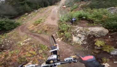 Jackson Goldstone's hectic course preview and huge practice crash at Whistler World Cup