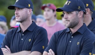 Golf news: Taylor Pendrith takes new role at Presidents Cup