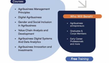 SUSTAIN Agribusiness Training Programme 2026: Apply for Free Agribusiness Skills, Job Placement Support and Start-Up Grant Opportunities in Nigeria