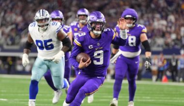 With Jaxson Dart out for the season, New York Giants acquire J.J. McCarthy from Minnesota Vikings