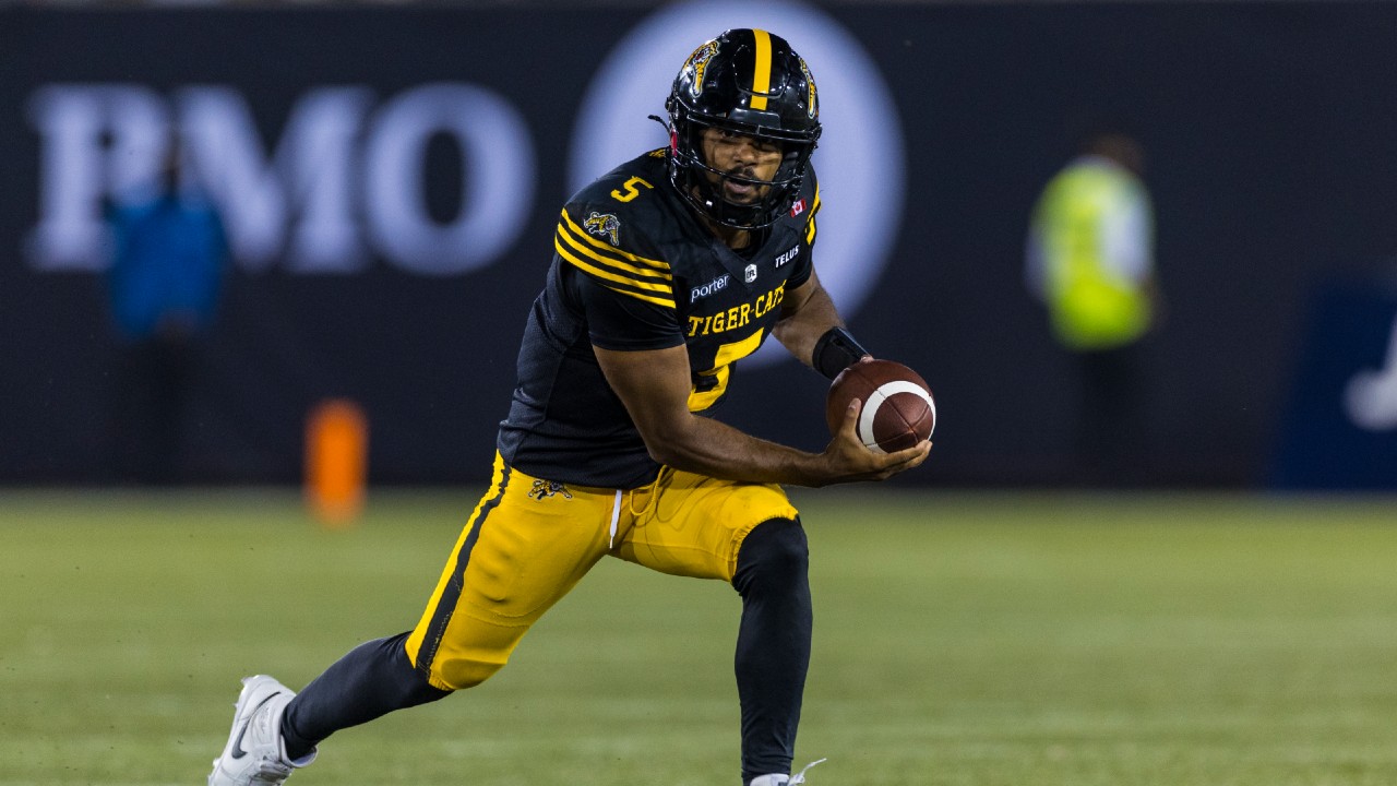 Tigers-Cats QB Tre Ford suffers injury vs. Argonauts