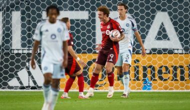 Sargent scores three times as Toronto FC ties Philadelphia Union 4-4