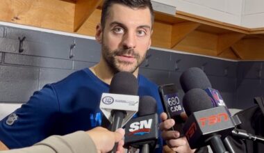 Informal pre-training camp Winnipeg Jets media availability: Dylan DeMelo – Illegal Curve Hockey