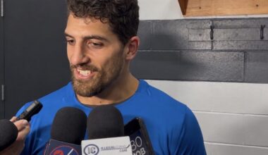 Informal pre-training camp Winnipeg Jets media availability: Mario Ferraro – Illegal Curve Hockey