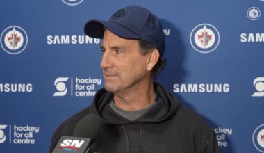 Winnipeg Jets head coach Scott Arniel media availability on Day 4 of training camp – Illegal Curve Hockey