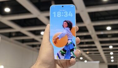 Tecno Next-Gen Bezelless Concept Phone with its screen turned on