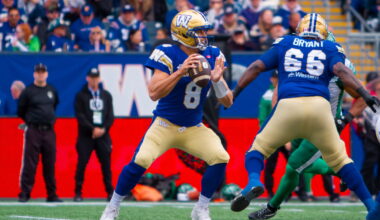 Winnipeg Blue Bombers rule Zach Collaros out against Argonauts