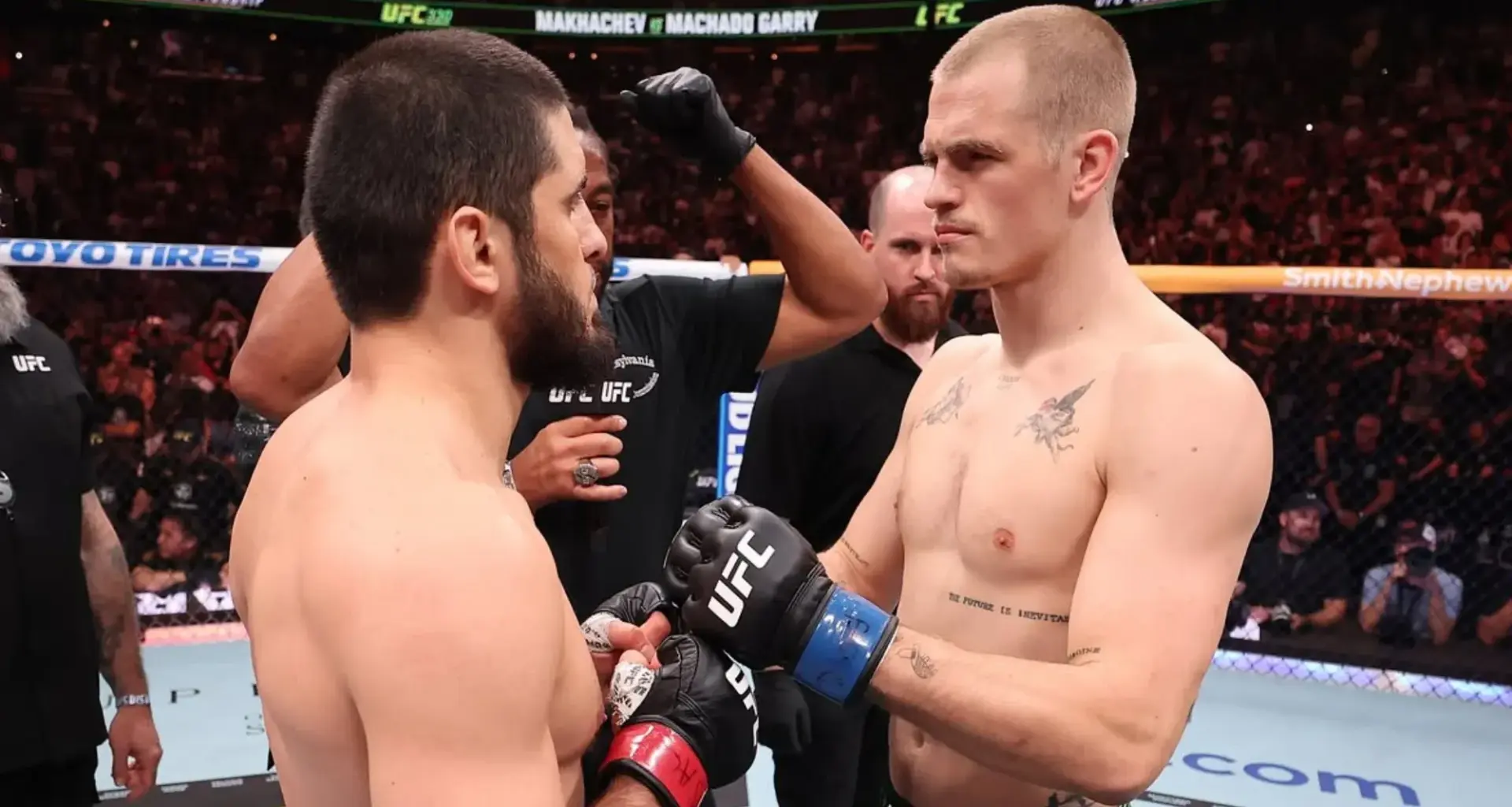 Bruce Buffer and Jean Silva expressed their appreciation for one another