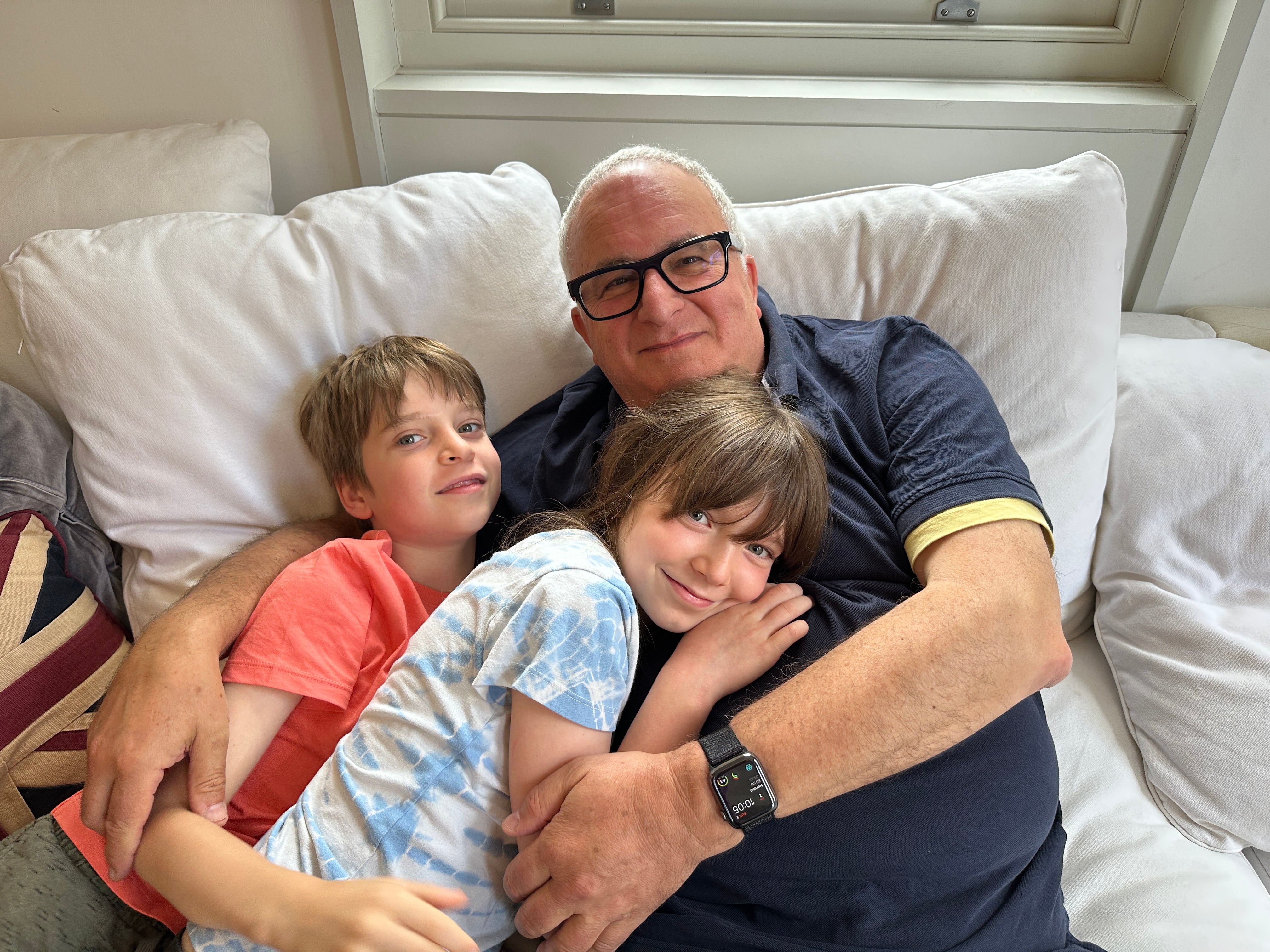 Circle of life: Jonathan is now a grandfather