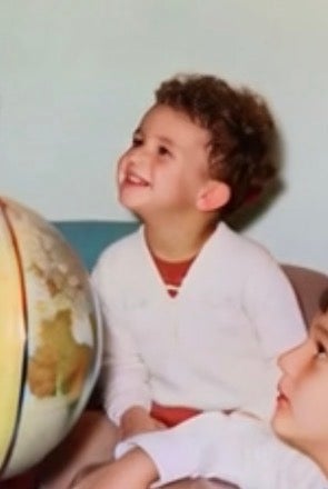 Jonathan, the writer, as a child – his age aligned with those in the Up series