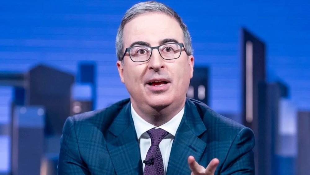 John Oliver Takes Swipe at David Ellison and His 'Business Daddy' Larry Ellison on 'Last Week Tonight'