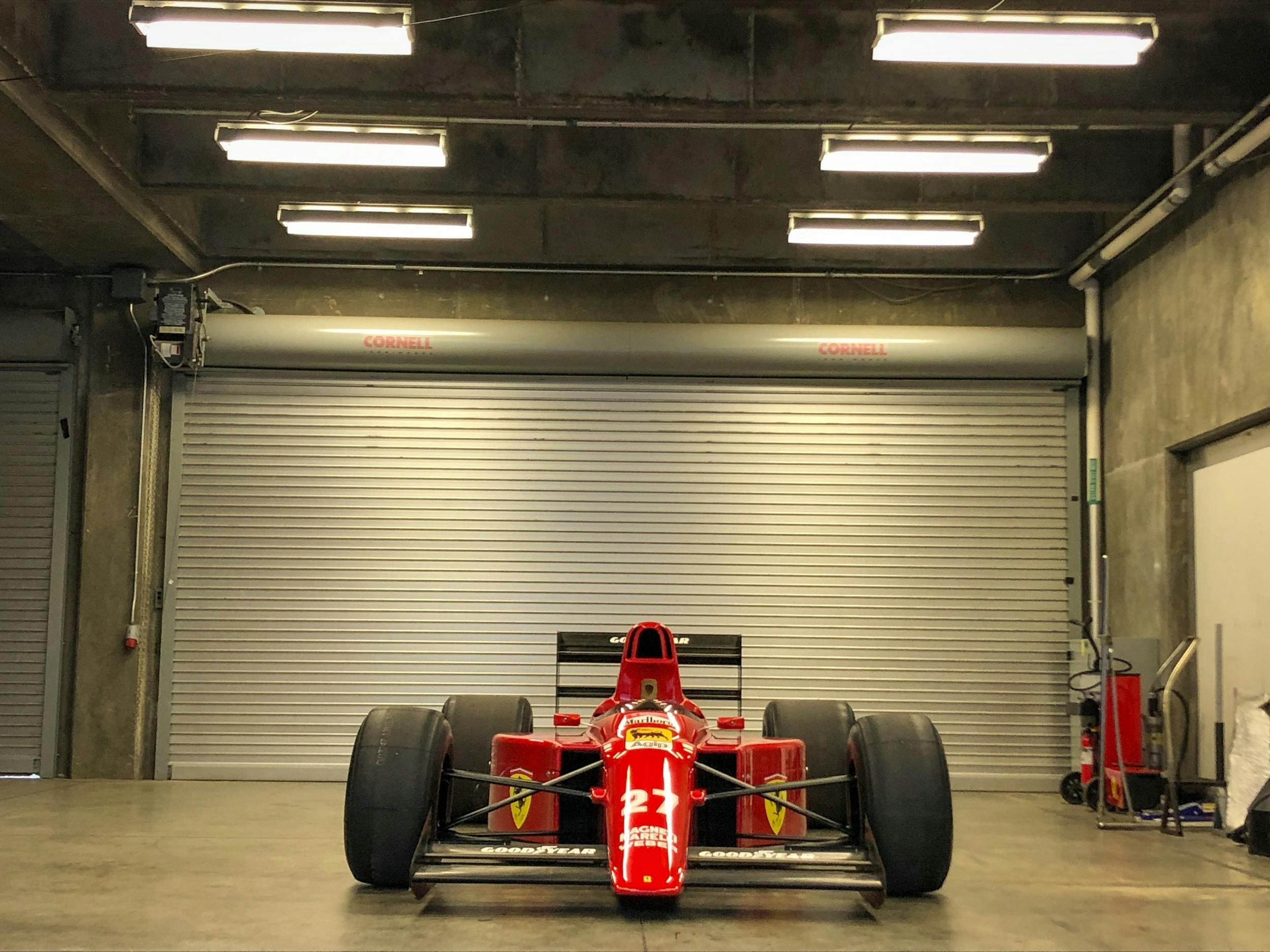 Ferrari F1 car frontal
