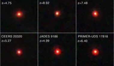 A sample of Little Red Dots observed by JWST's NIRCam detector. Credit: NASA, ESA, CSA, STScI, Dale Kocevski (Colby College)