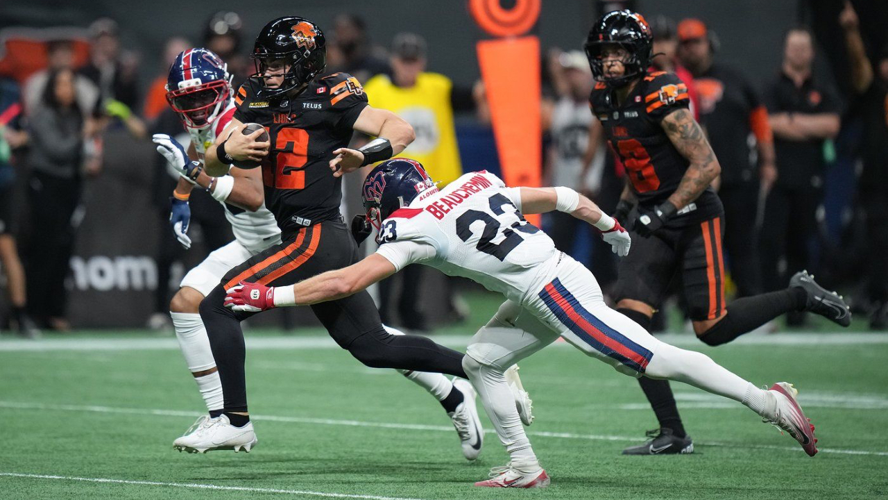 Horvath's three TDs power Lions to victory over Alouettes
