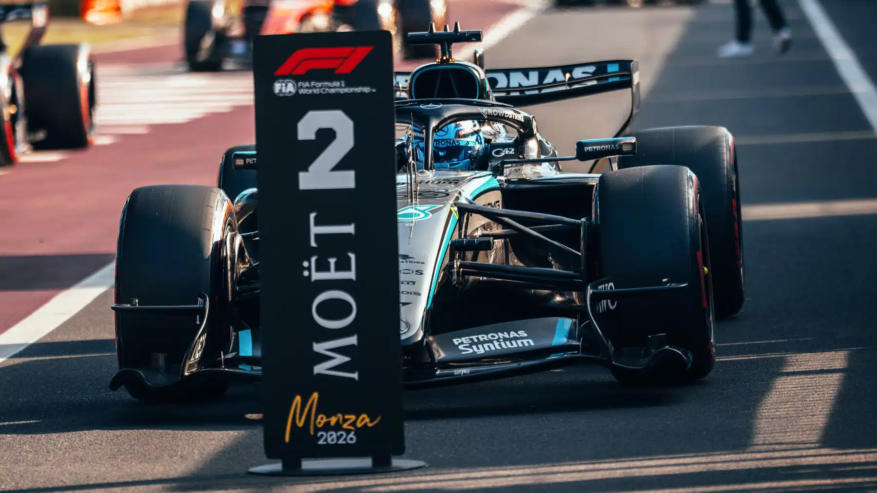 George Russell, Mercedes, after the Italian Grand Prix