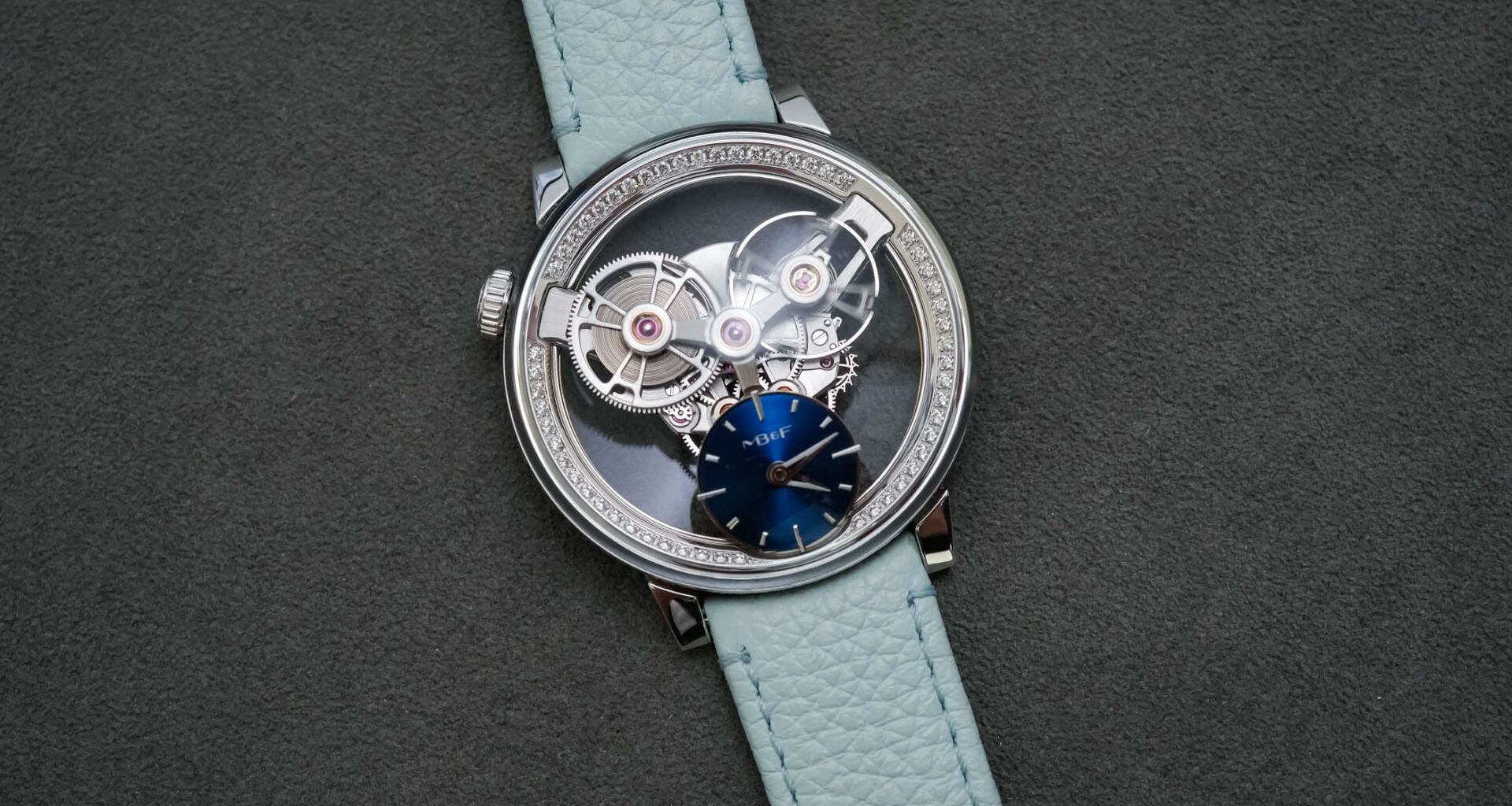 First Look: The New Diamond-Set MB&F SP One Pavée