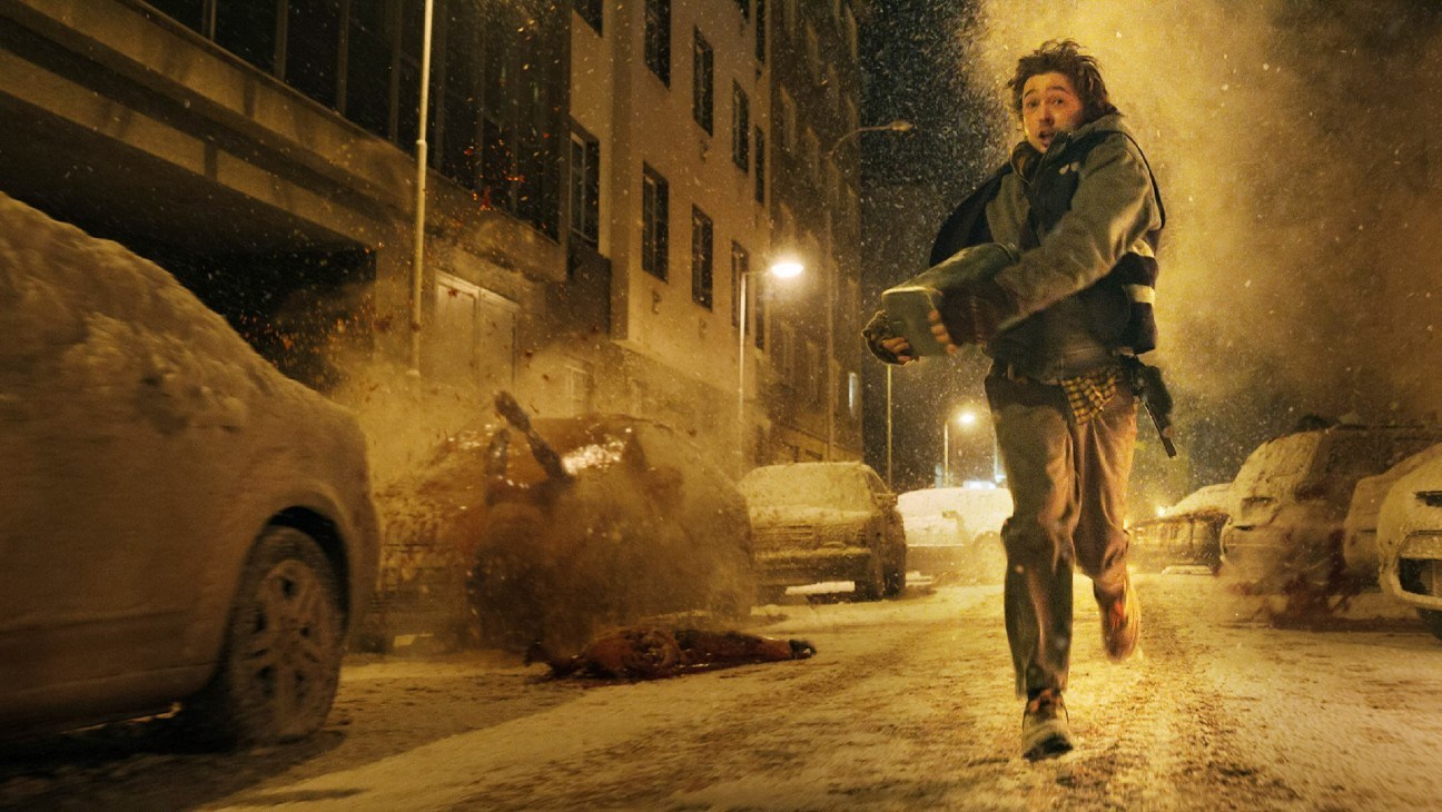 Austin Abrams in 'Resident Evil.'