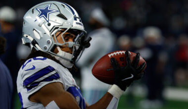 Cowboys' Malik Davis out with hip injury, Giants' Malik Nabers questionable