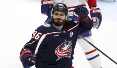 Maple Leafs acquire Kirill Marchenko from Blue Jackets for Matthew Knies