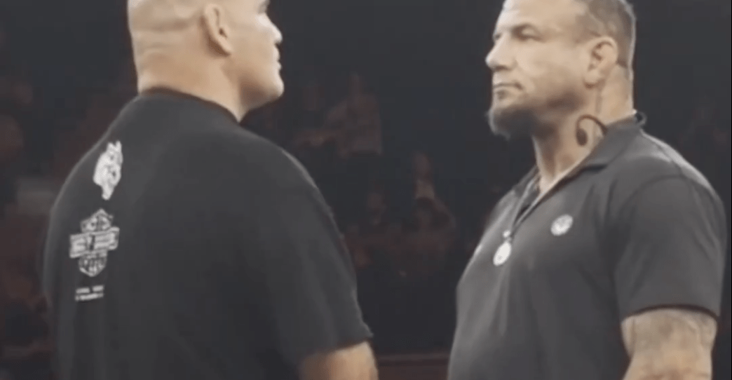 UFC legends Cain Velasquez, Frank Mir Face Off Before Wrestling Match